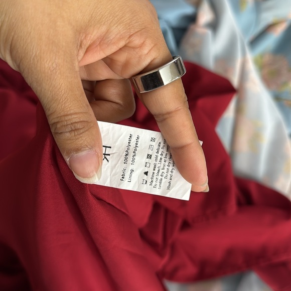 RIHOAS - The Solid V Neck Slit Midi Dress - XS - Picture 12 of 12